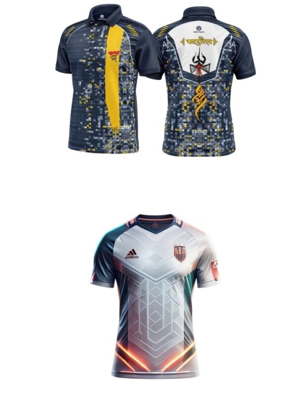 Jersey with collar & without collar (tshirt)